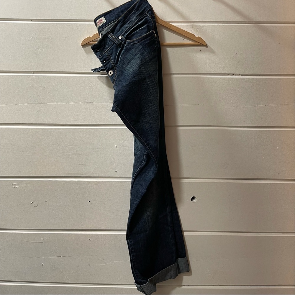 Mossimo Supply Co Dark Wash Skinny Lowrise Jeans